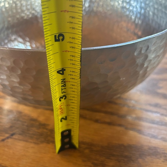 Hammered Metal Bowl - Picture 4 of 4